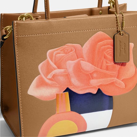 🌺 Coach X Tom Wesselmann Cashin Carry Tote 22 - Picture 7 of 13
